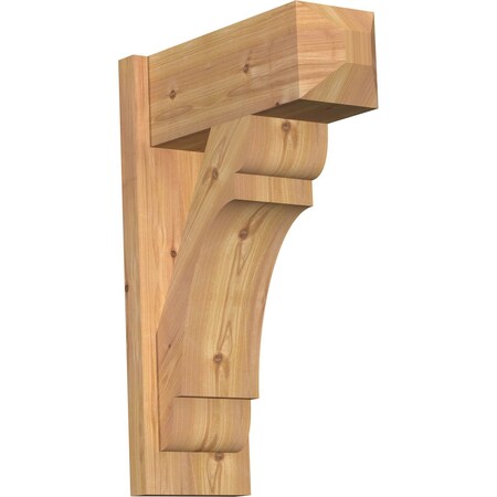 Ekena Millwork Olympic Smooth Craftsman Outlooker, Western Red Cedar, 7 1/2"W x 18"D x 26"H OUT08X18X26OLY04SWR